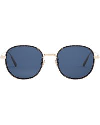 Dior - 'blacksuit S2u 52mm Round Sunglasses - Lyst
