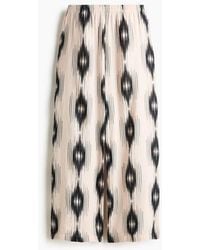 H&M - Straight Muslin Trousers - Lyst