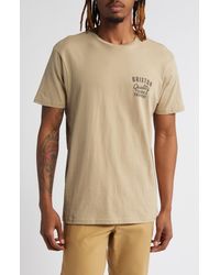 Brixton - Hubal Cotton Graphic T-shirt - Lyst