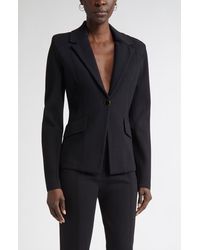 St. John - Harper One-Button Knit Jacket - Lyst