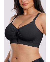 Shapellx - Skin Flow Seamless Front-Zip Wireless Bra - Lyst