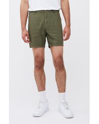 French Connection - Linen Blend Shorts - Lyst