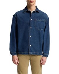 7 For All Mankind - Denim Overshirt - Lyst