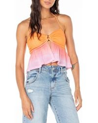 Roxy - Magic Hour Ombré Halter Top - Lyst