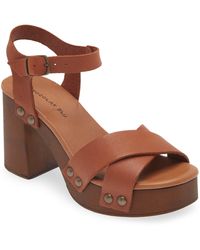 Chocolat Blu - Hira Ankle Strap Platform Sandal - Lyst