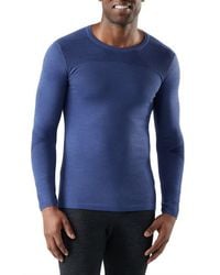 Smartwool - Intraknit Thermal Base Layer Long Sleeve Merino Wool Blend Top - Lyst