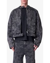 MNML - Moto Denim Jacket - Lyst