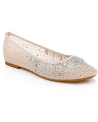 Badgley Mischka - Nuala Embellished Flat - Lyst