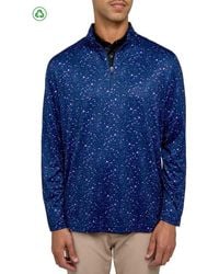 Con.struct - Regular Fit Paint Splatter Print Recycled Performance Quarter Zip - Lyst