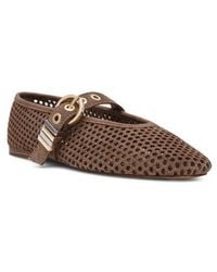 Steve Madden - Lela Perforated Mary Jane Flat - Lyst