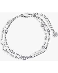 ALEX AND ANI - Abuela Infinity Adjustable Chain Bracelet - Lyst
