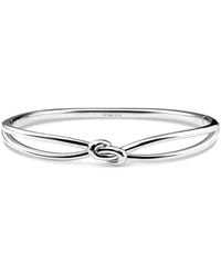 DEVATA - Love Knot Bangle Bracelet - Lyst