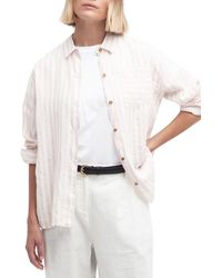 Barbour - Annie Stripe Linen Button-up Shirt - Lyst