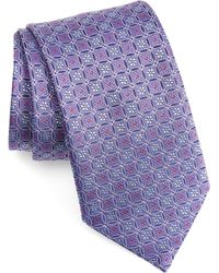 Eton - Floral Circle Silk Tie - Lyst