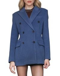 Avec Les Filles - Hourglass Blazer Coat - Lyst