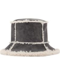 Mango - Faux Shearling Bucket Hat - Lyst