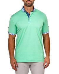 Maceoo - Newton Marthyr0020 Button-Down Piqué Polo - Lyst