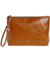 Givenchy - Voyou Leather Zip Pouch - Lyst