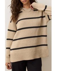 Marine Layer - Berkeley Stripe Merino Wool Blend Sweater - Lyst
