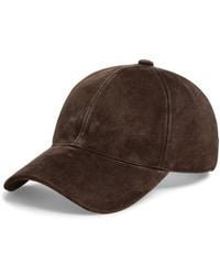 Rag & Bone - Harlow Suede Baseball Cap - Lyst