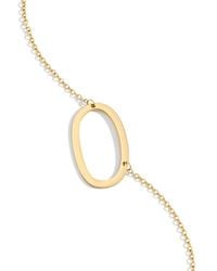 Mint & Lily - Statement Initial Necklace - Lyst
