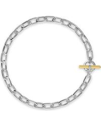 David Yurman - Dy Madison Toggle Chain Necklace - Lyst