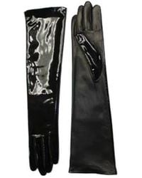 Agnelle - Patent Leather Gloves Elbow Length - Lyst