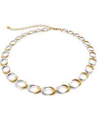 Monica Vinader - Kissing Moon 2-tone Collar Necklace - Lyst