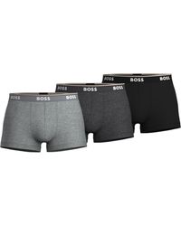 BOSS - 3-Pack Power Stretch Cotton Trunks - Lyst