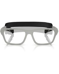 Prada Linea Rossa - 56Mm Pillow Optical Glasses - Lyst