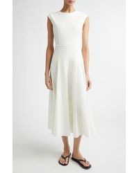 Partow - Leroy Stretch Linen & Cotton Blend Crinkle Dress - Lyst