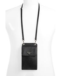 Prada Black Saffiano Card Holder