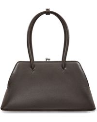 Mango - Faux Leather Frame Top Handle Bag - Lyst