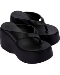 Melissa - Platform Wedge Flip Flop - Lyst
