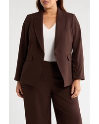 Tahari - One-Button Blazer - Lyst