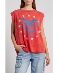Daydreamer - Johnny Cash Cotton Graphic Muscle Tank - Lyst