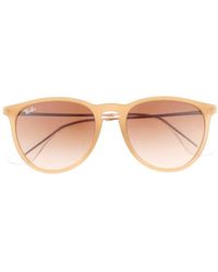 Ray-Ban - Erika 54Mm Gradient Round Sunglasses - Lyst
