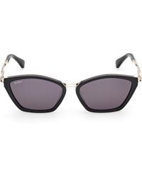 Max Mara - Miller 54Mm Round Sunglasses - Lyst