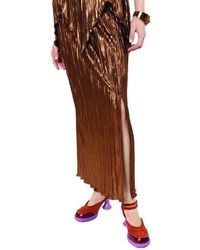 Anna Sui - Fortuny Pleats Skirt - Lyst
