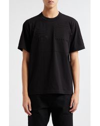Sacai - Amg Patch Cotton & Nylon T-shirt - Lyst