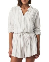 Splendid - Gabrielle Stripe Button-Up Shirt - Lyst