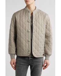 Rag & Bone - Focus Quilted Cotton Blend Liner Jacket - Lyst