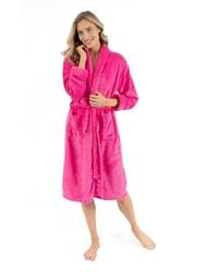 Leveret - Fleece Robe - Lyst
