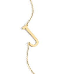 Mint & Lily - Statement Initial Necklace - Lyst