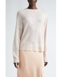 Lafayette 148 New York - Horizon Print Raglan Sleeve Cashmere Sweater - Lyst