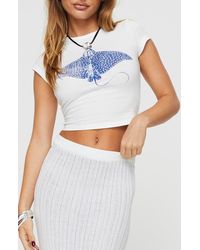 Princess Polly - Sting Ray Organic Cotton Graphic Baby Tee - Lyst