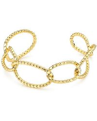 Panacea - Textured Link Cuff Bracelet - Lyst