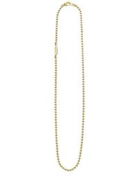 Lagos - 18K Anthem 2.5Mm Ball Chain Necklace - Lyst