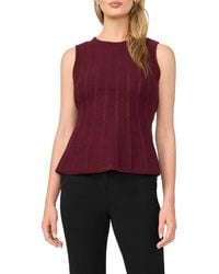 Halogen® - Sleeveless Peplum Top - Lyst