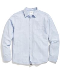Billy Reid - Cypress Microcheck Button-up Oxford Shirt - Lyst